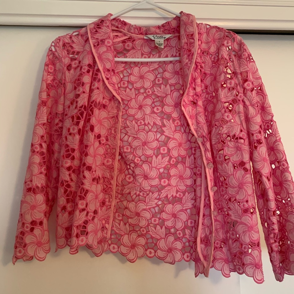 Original Lilly Pulitzer eyelet jacket
